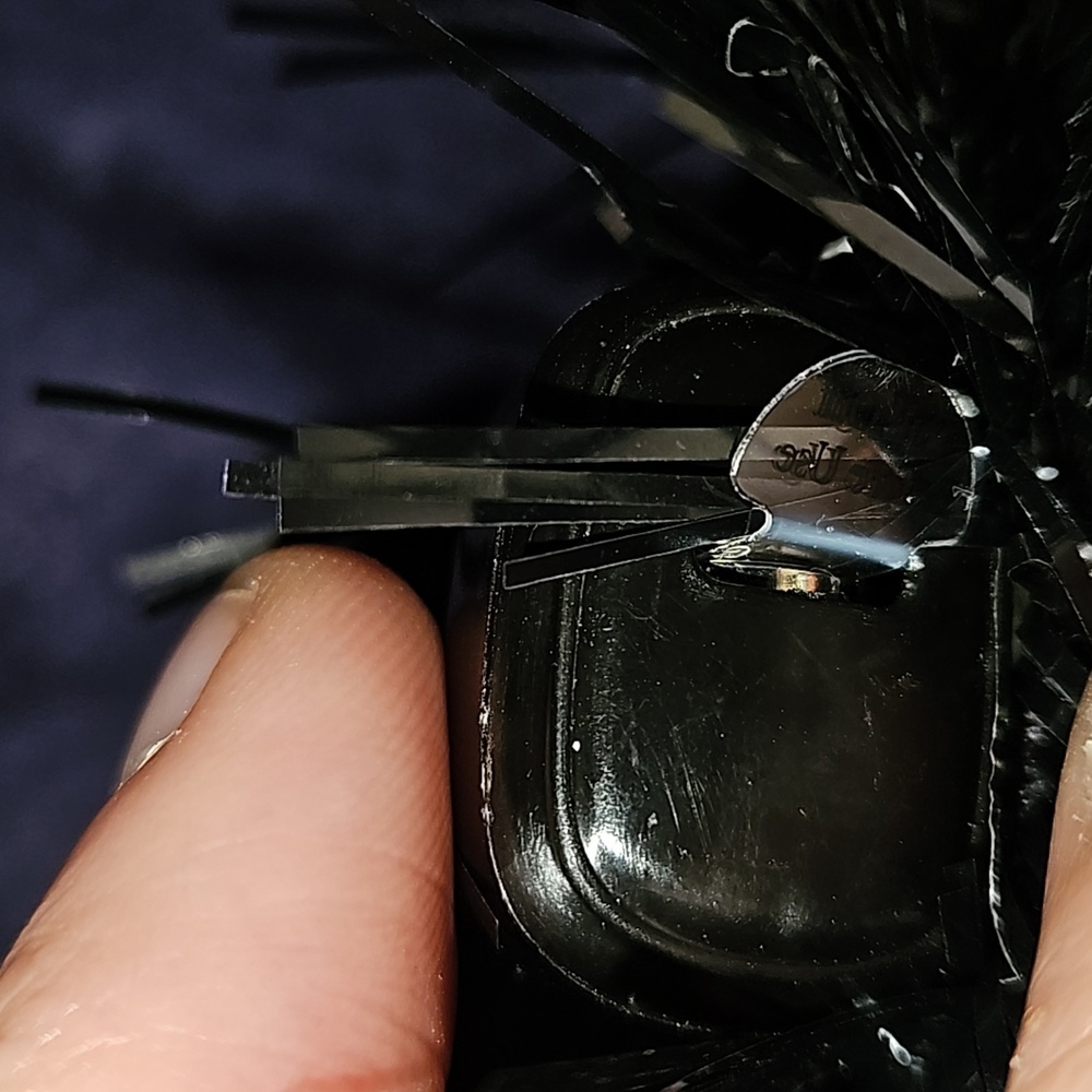 Glam-O-Ween Halloween Black Cat Headband Orange Glitter Ears Light-Up Blinking - Picture 5 of 7